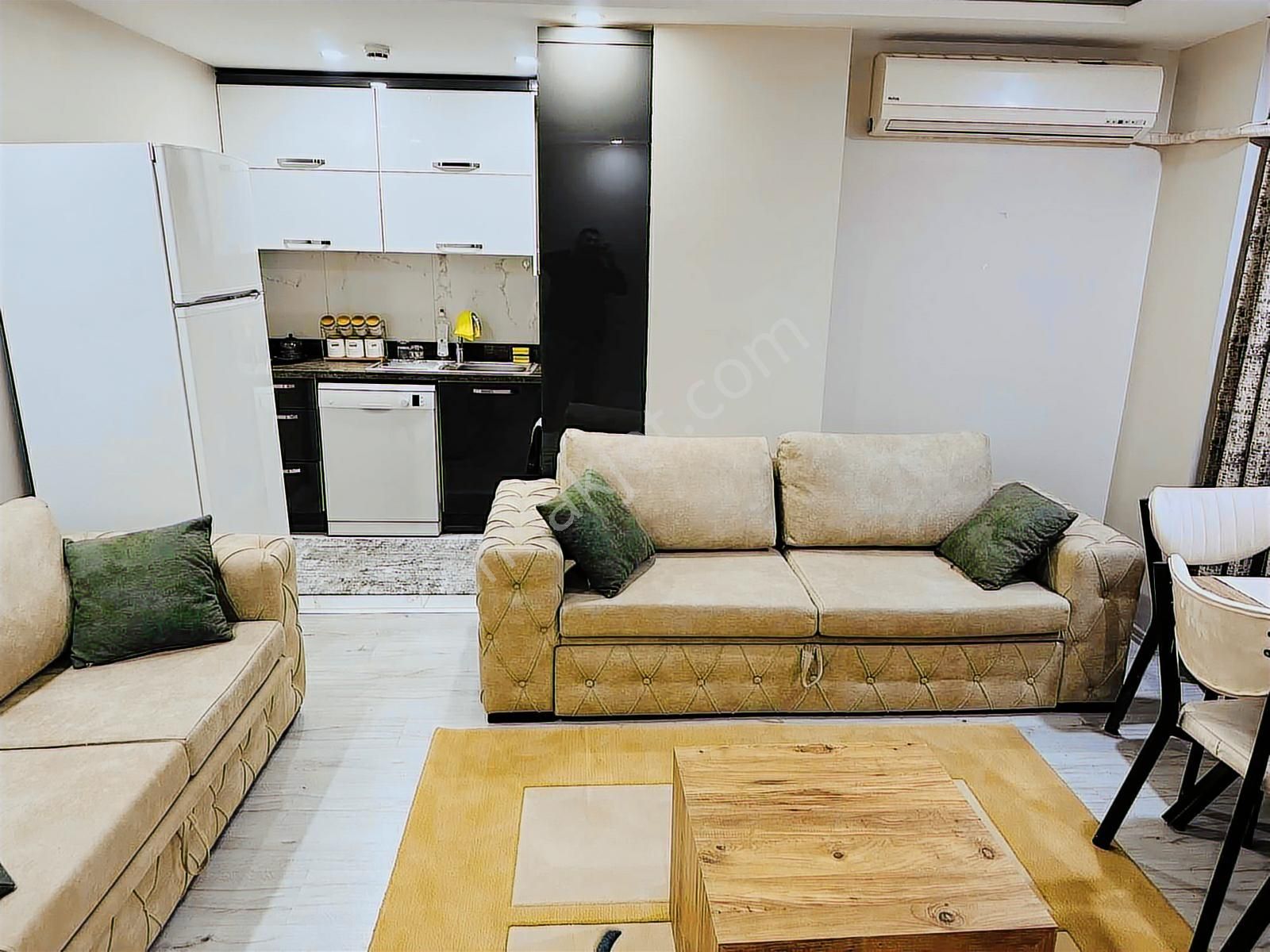 Havuzlu Emniyetin Arkasında Lüks Eşyalı Site İçi Kiralık Daire - Görsel 20