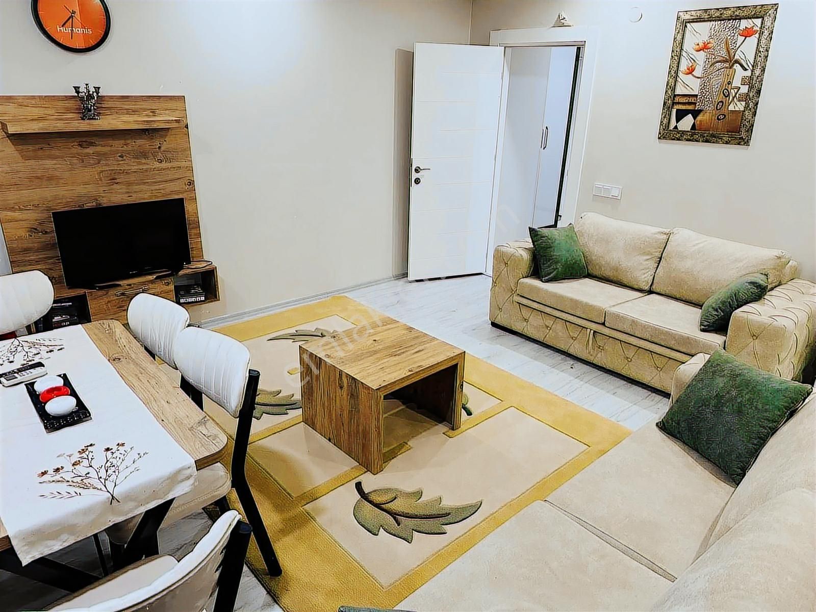 Havuzlu Emniyetin Arkasında Lüks Eşyalı Site İçi Kiralık Daire - Görsel 18