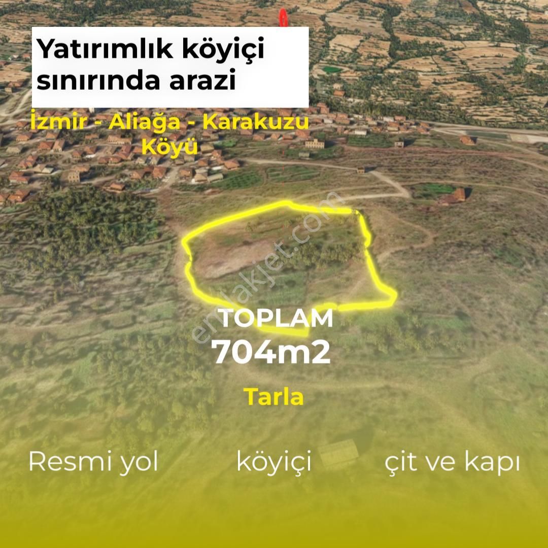 İzmir Aliağa Da Yatırımlık Köyiçi Sınırında Arazi