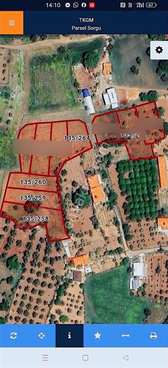 Tavas Bağlarda Büyük Projeler İçin 9027 M² 10 Parsel Arsa - Görsel 9