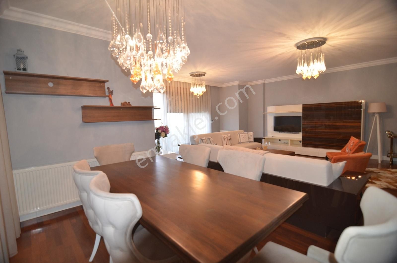 Alanya Selçuklu Konaklarıda Deniz Manzaralı Kiralık 4+1 Daire - Görsel 2