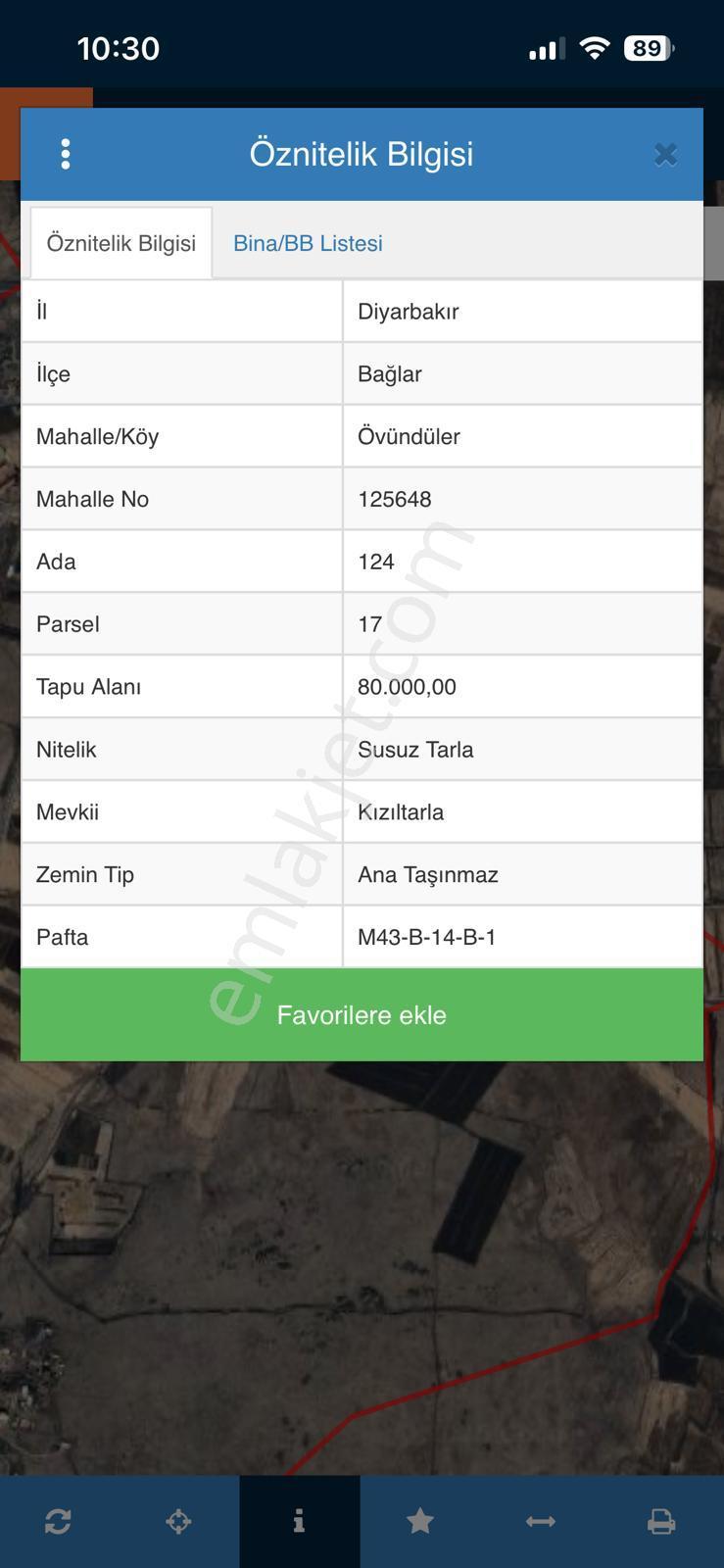 Diyarbakır'ın Yeni Yatırım Alanı Bağlar Övündülerde 1100 M2 Müşterek Kelepir Tarla - Görsel 3