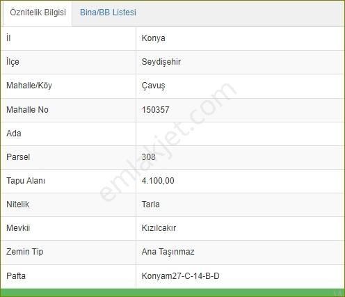 Özpınar ,dan Çavuş Köyü Satılık Tarla 4100 M2. Yolu Var - Görsel 7