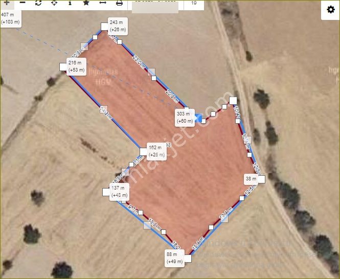 Özpınar ,dan Çavuş Köyü Satılık Tarla 4100 M2. Yolu Var - Görsel 8