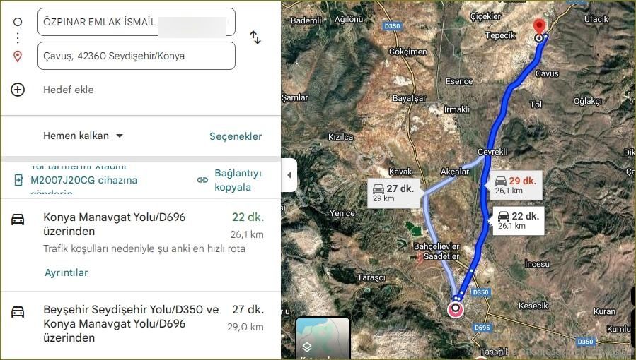 Özpınar ,dan Çavuş Köyü Satılık Tarla 4100 M2. Yolu Var - Görsel 10