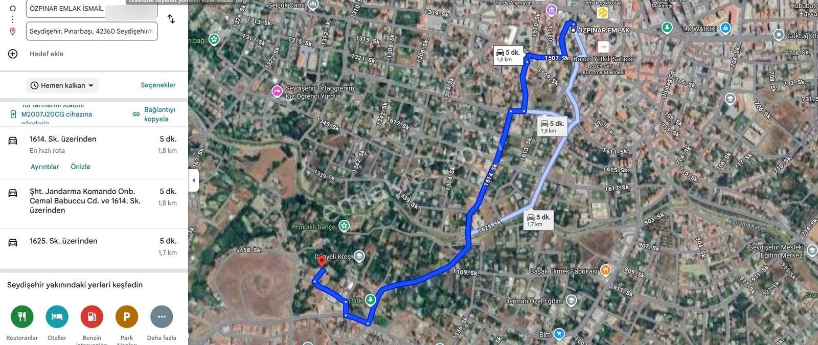 Özpınar,dan Dabakhane Satılık Arsa 810 M2 Sulu,evli, Bahçeli - Görsel 7