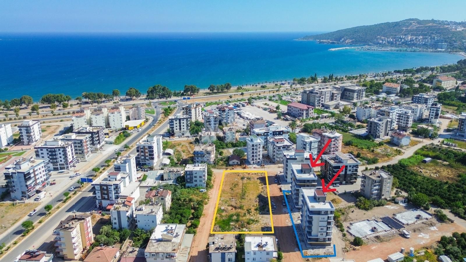 Ertuğrul'dan 2+1 Ayrı Mutfak - Önü Açık Denize Yakın Daireler