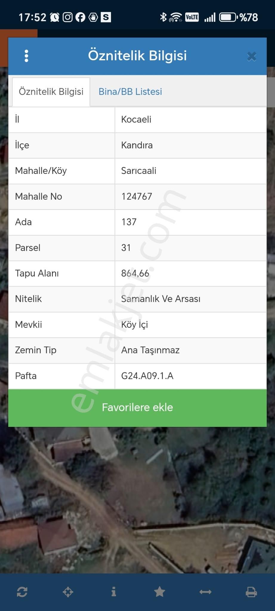 Kandıra Sarıcaali Köyünde % 40 İmarlı Köyiçi 865 M2. Arsa - Görsel 15