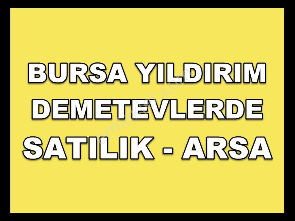 Yıldırım Demetevlerde Pazarlıksız Satılık Müstakil Tapulu İkikat İmarlı 115m2 Arsa
