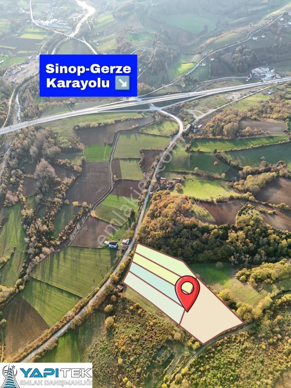 Yapıtek Gayrimenkul'den Sinop Merkez Lala Köyünde İmarlı Arsa - Görsel 2