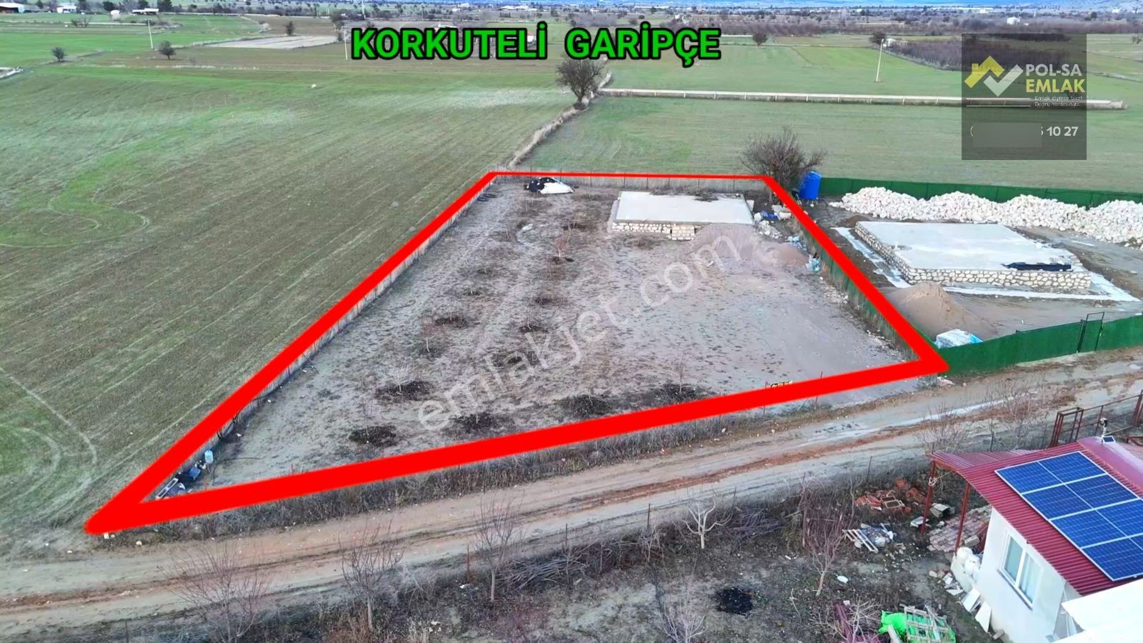 Korkuteli Garipçe De Satılık 1.189m2 Bahçe Sulama Suyu Var - Görsel 12