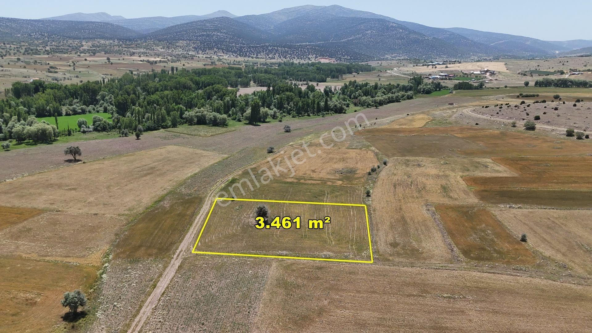 Konya / Akören / Çatören Mahallesine 3.461 M² Müstakil Tapulu Tarla - Görsel 7