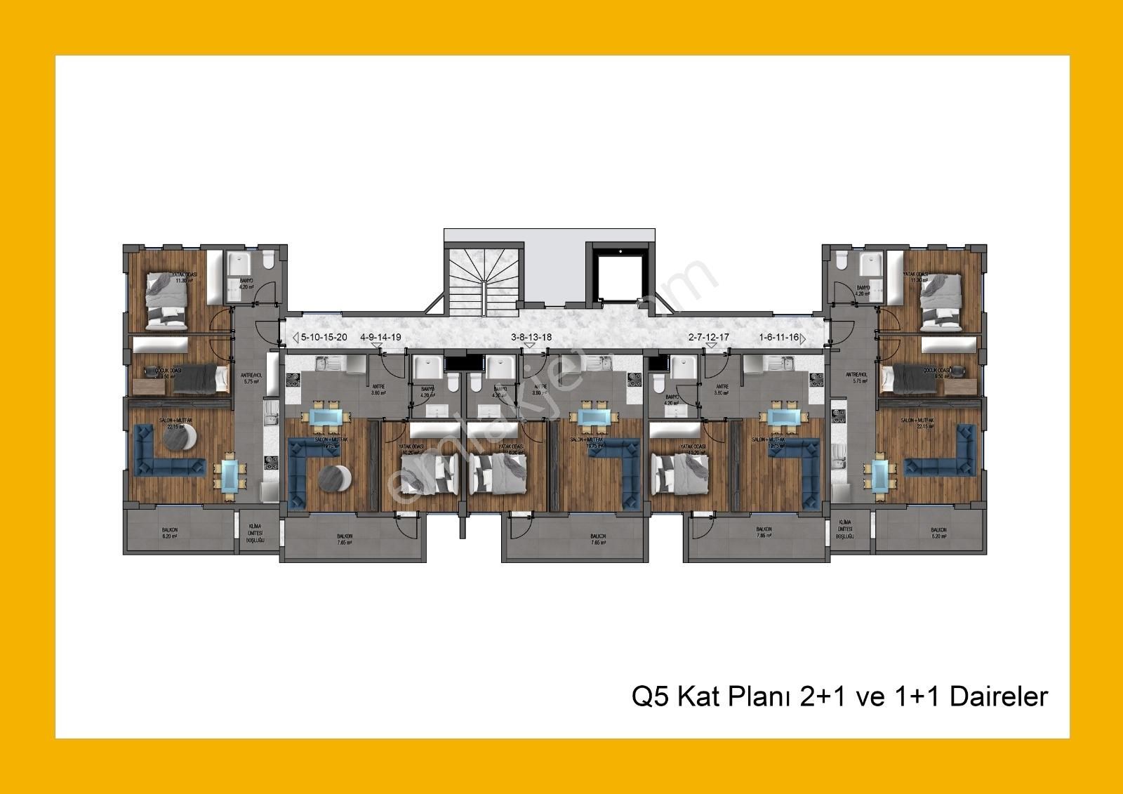 Altıntaşta Peşinatsız Taksit İmkanıyla Sıfır Arakatta 1+1 Daire - Görsel 20