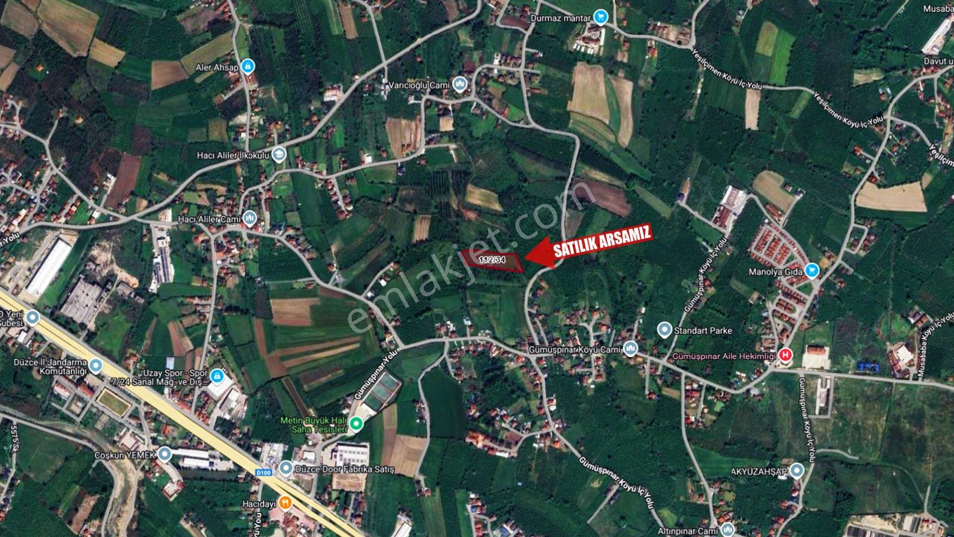 Hacıaliler Köyü'nde İmara Sınır Yatırımlık 7.047 Kupon Tarla !!! - Görsel 12