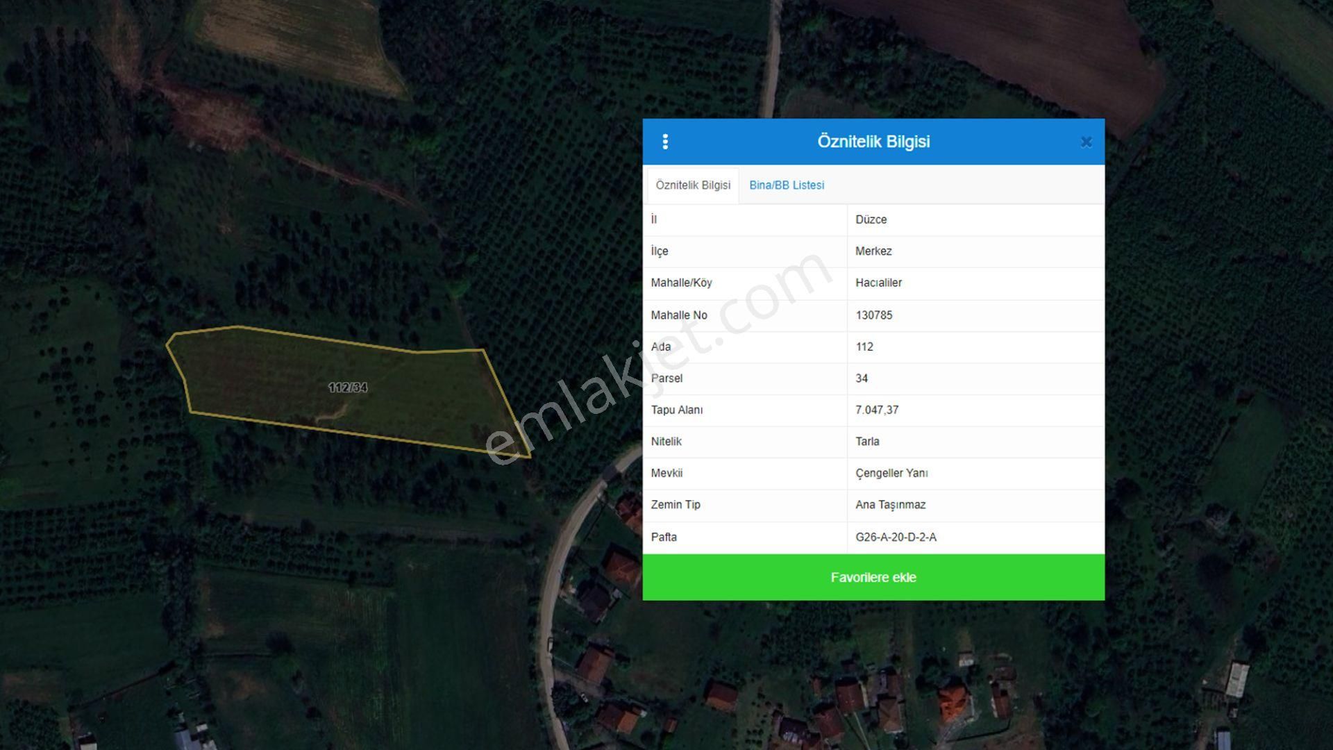 Hacıaliler Köyü'nde İmara Sınır Yatırımlık 7.047 Kupon Tarla !!! - Görsel 15