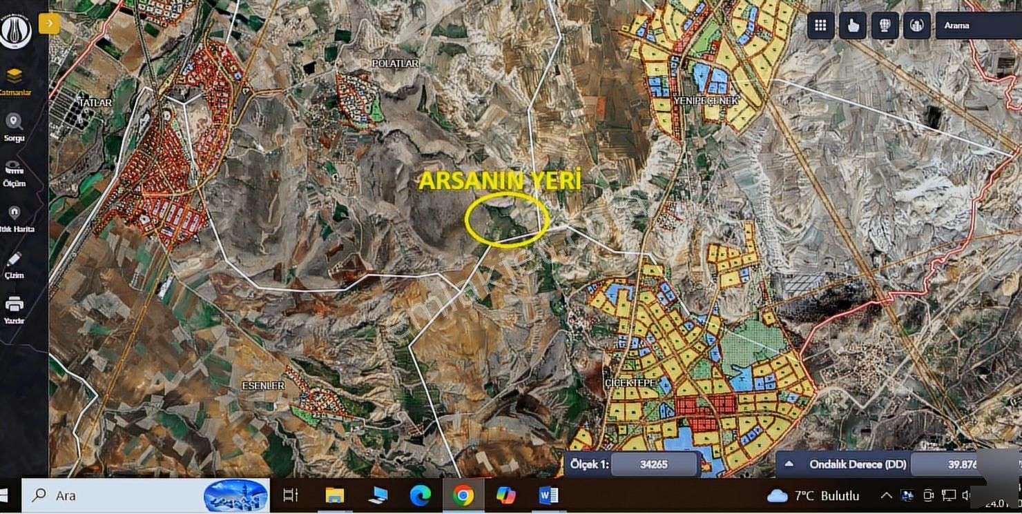 Polatlarda Çiçektepe Ye Sınır 3.450 M2 Uygun Fiyatlı Hisse - Görsel 3