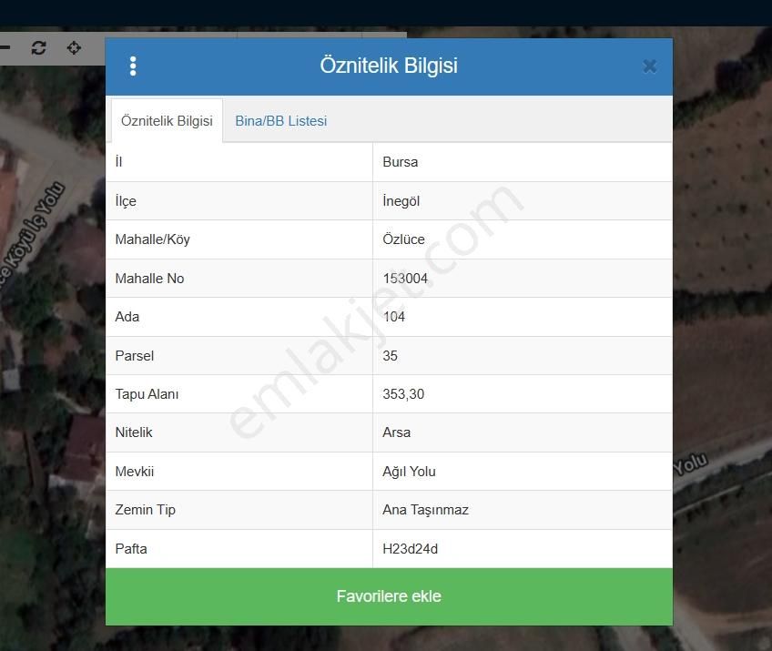 Ulucan'dan İnegöl Özlüce'de Satılık Arsa - Görsel 9