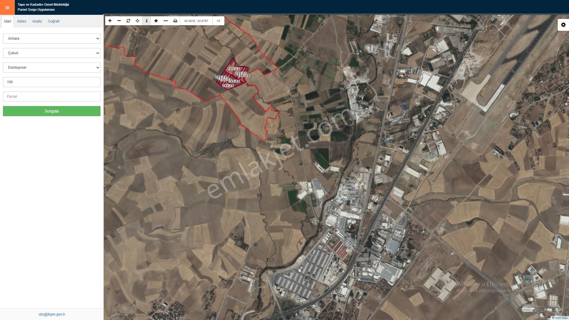 Gökçe Emlak'tan Satılık Dumlupınarda 500m² Yola Cephe Tarla - Görsel 3