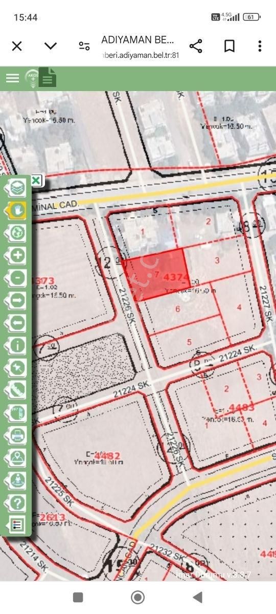 Hakev'den Adıyaman Merkz Yeşilyurt Mahallesi Satılık 768 M2 Arsa - Görsel 17