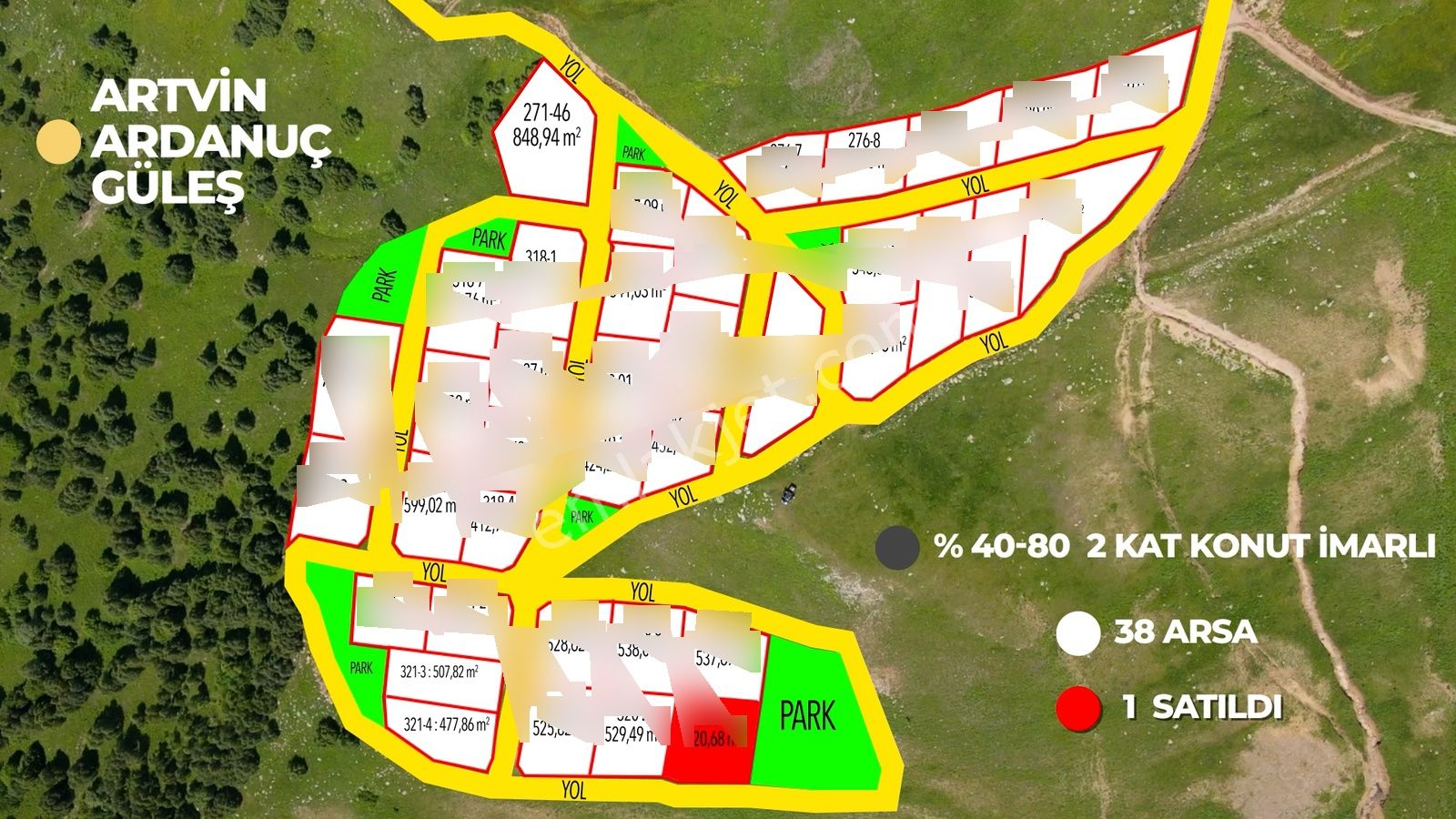 100.000₺ Peşin ! Müstakil Tapulu İmarlı Yayla Arsası Senin ! - Görsel 5