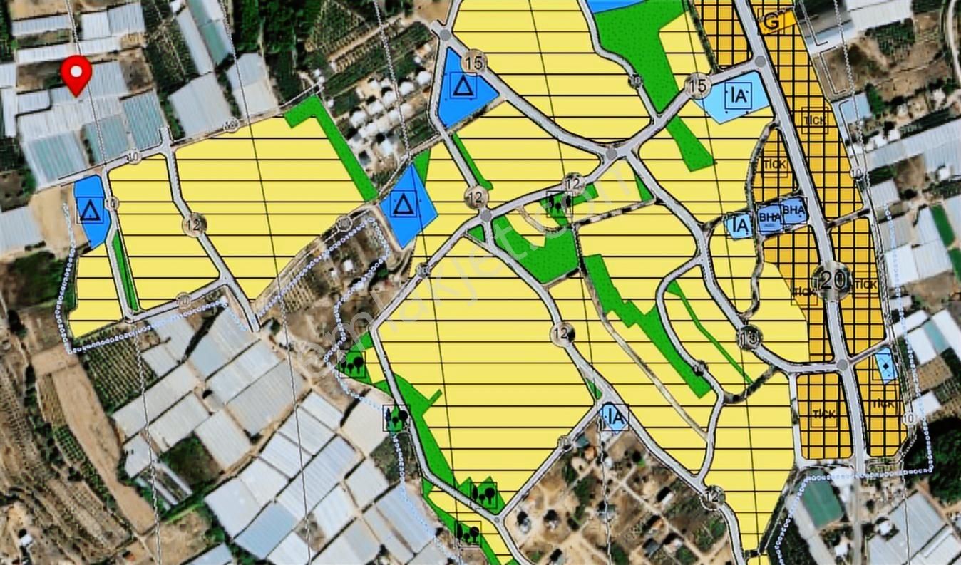 Satılık Tarla Antalya Aksu Mandırlar'da - Görsel 2