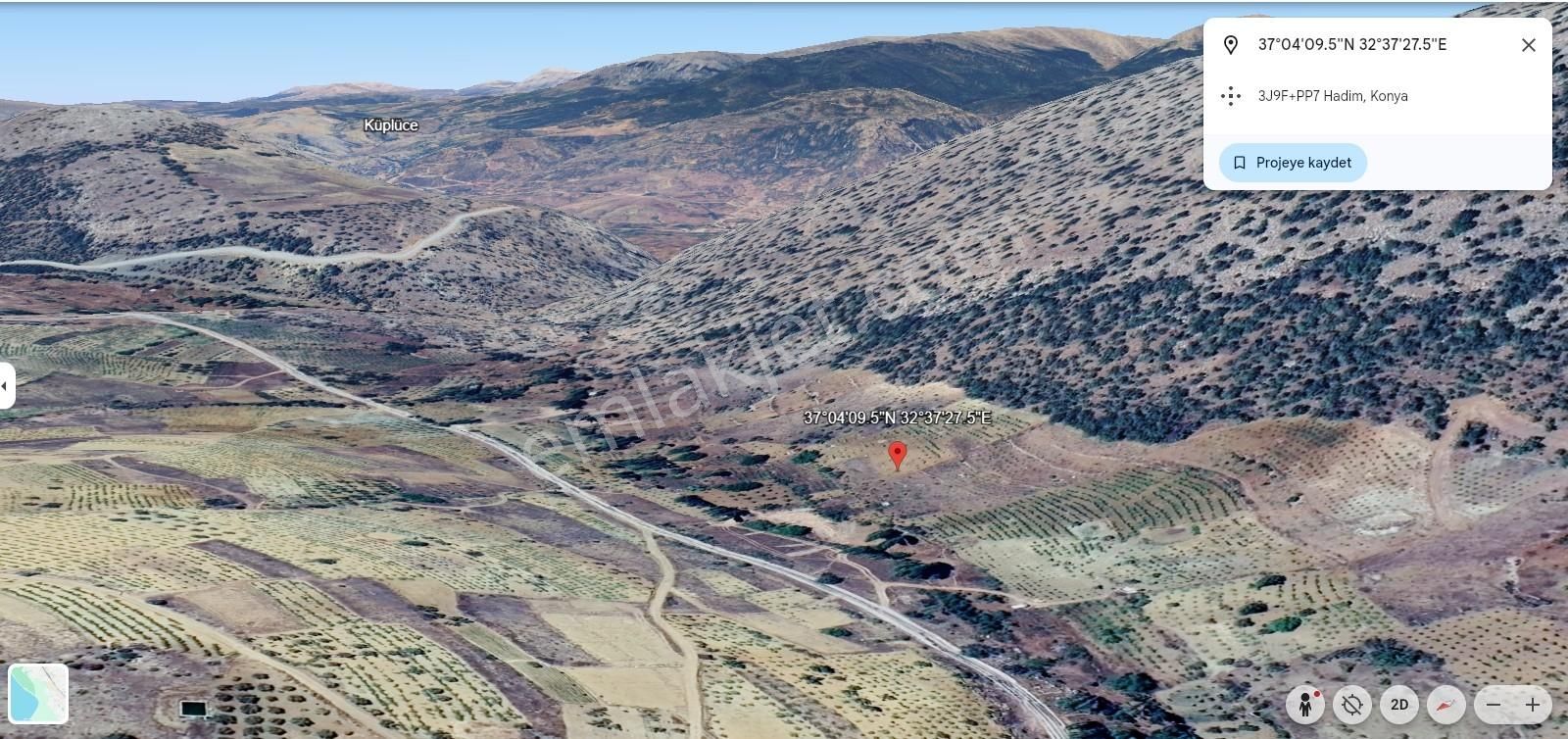 Konya Hadim Aşağı Eşenler De 1738m2 Satılık Tarla - Görsel 7