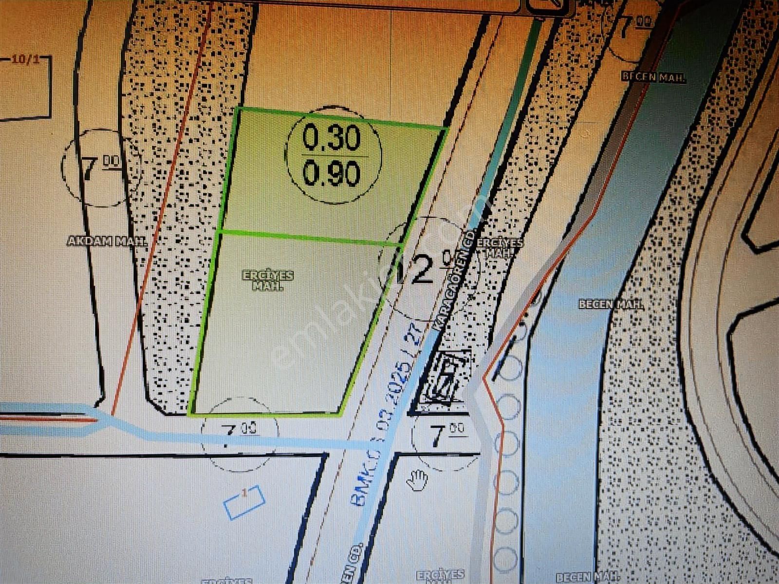 Hacılar Arsa Ofisi | Erciyes Mh. 1 Parsel Fiyatina 2 Parsel