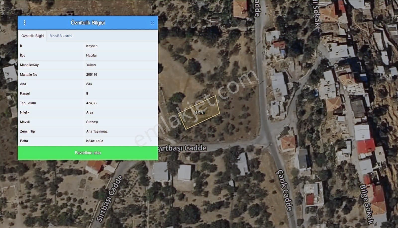 Hacılar Yukarı 474 Mt Temiz Villa Parseli - Görsel 6