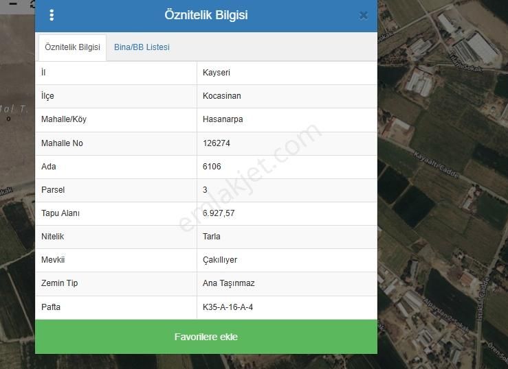 Kocasinan Hasanarpa Da 3.464 M2 Satılık Tarla - Görsel 3