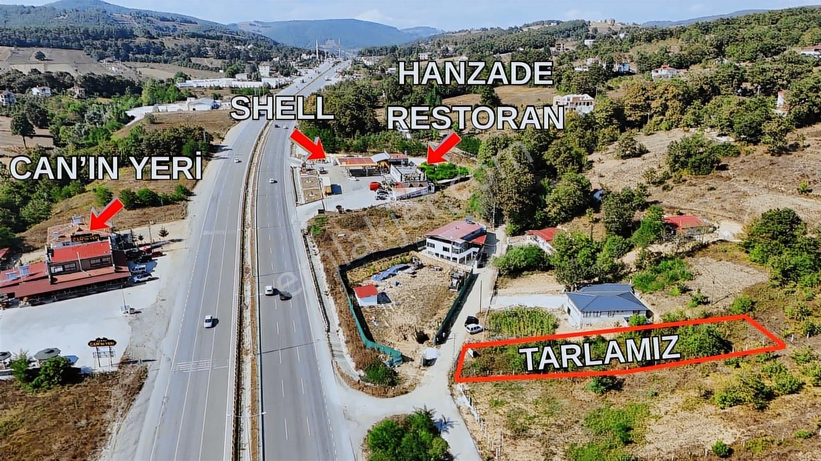 Karadeniz Emlak'tan Anayol Kenarı Satılık Tarla