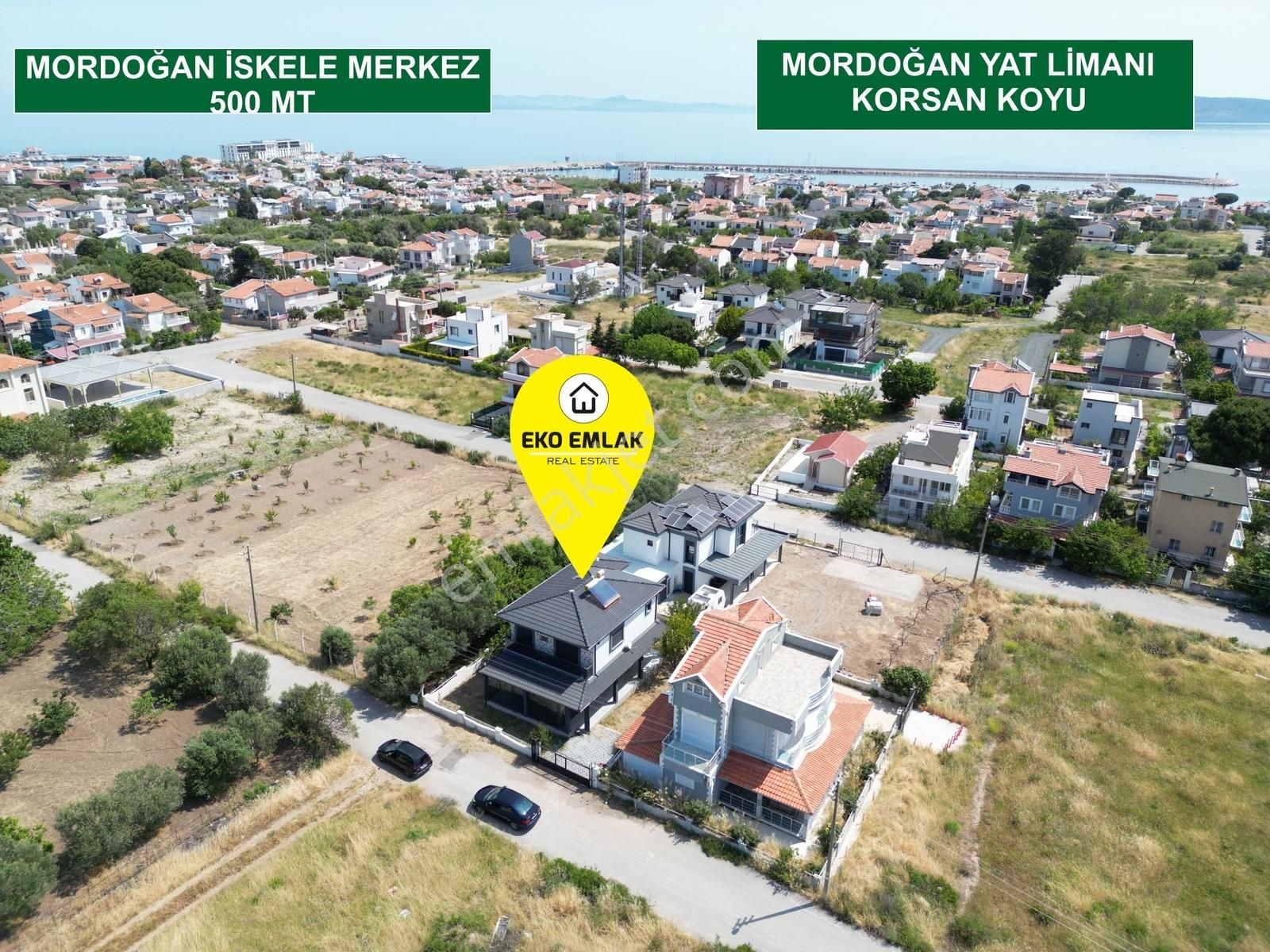 Mordoğan Merkez'de Emsalsiz Lokasyonda Tam Müstakil Lüks Villa