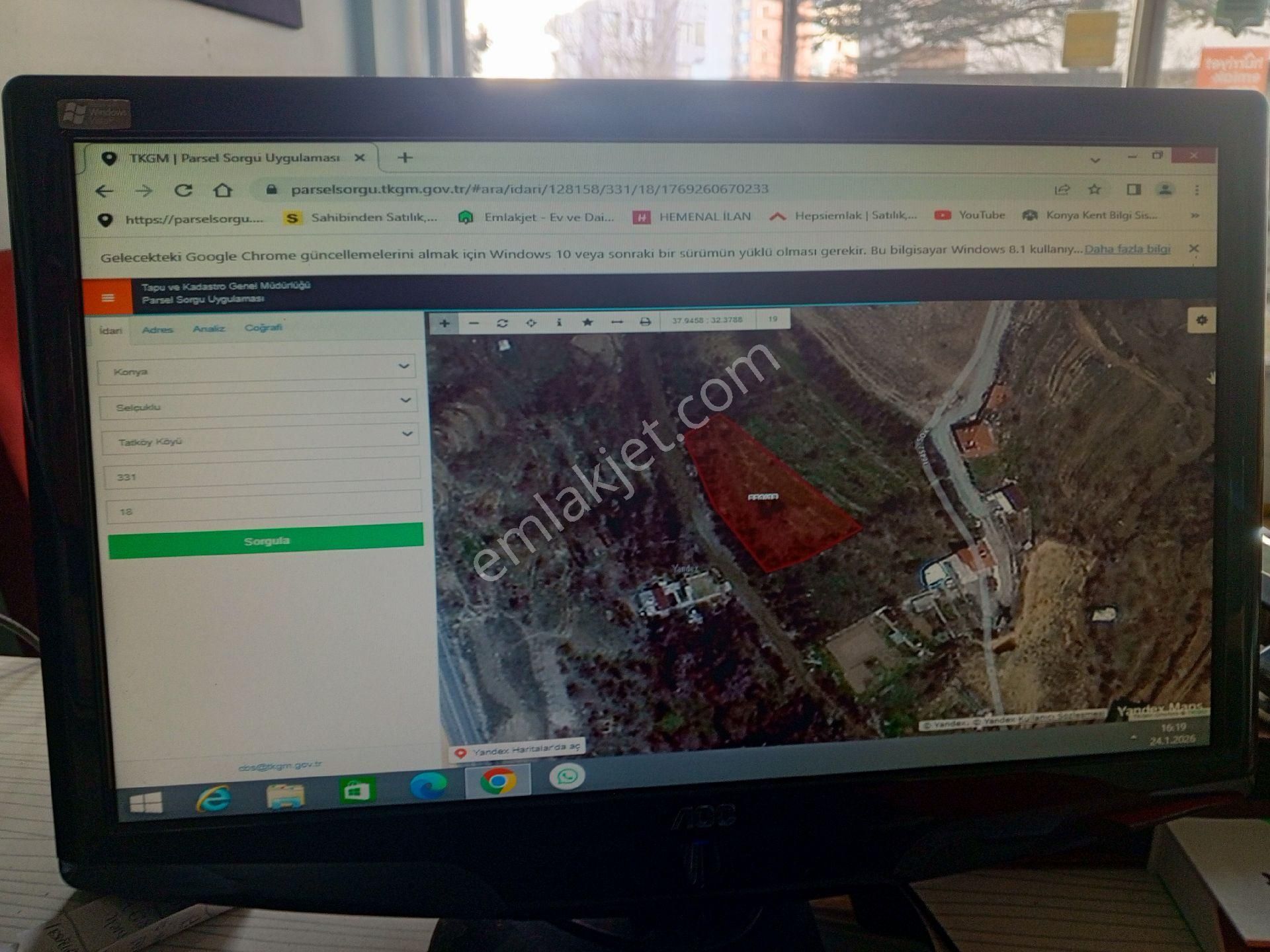 Konya Selçuklu Tatöy Mah. 1280 M2 Satılıl Bahçe - Görsel 2