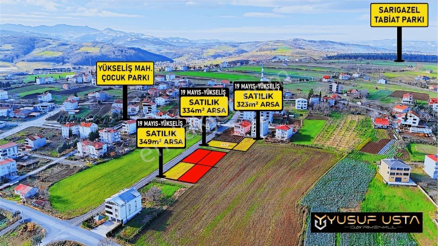 19 Mayıs Yükseliş'te Full Deniz Manzaralı Satılık 2 Ayrı Arsa - Görsel 6