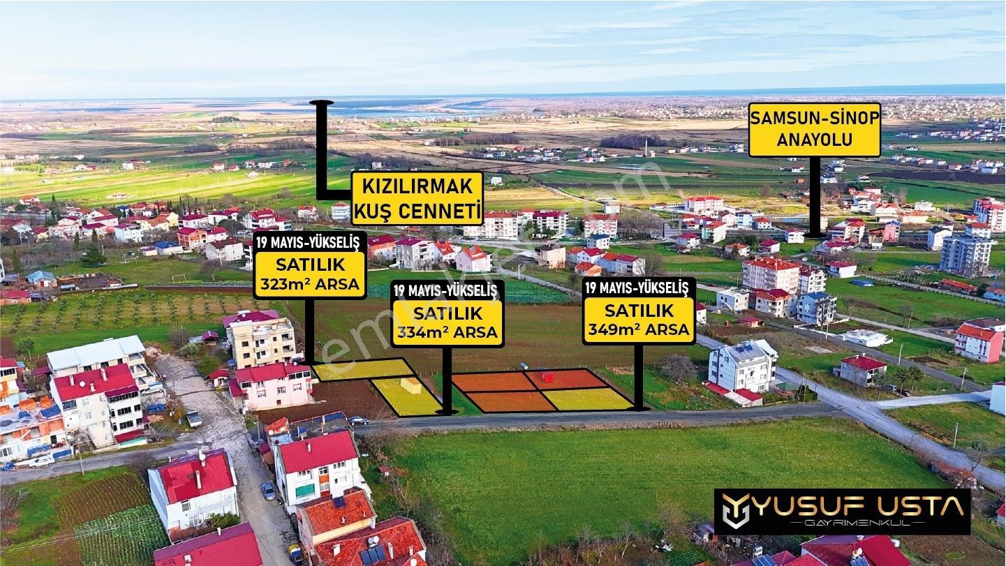 19 Mayıs Yükseliş'te Full Deniz Manzaralı Satılık 2 Ayrı Arsa - Görsel 11