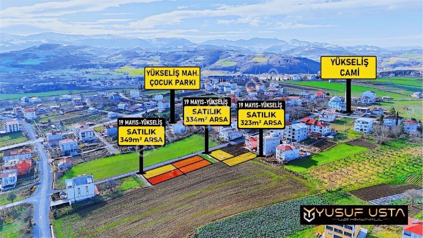 19 Mayıs Yükseliş'te Full Deniz Manzaralı Satılık 2 Ayrı Arsa - Görsel 4