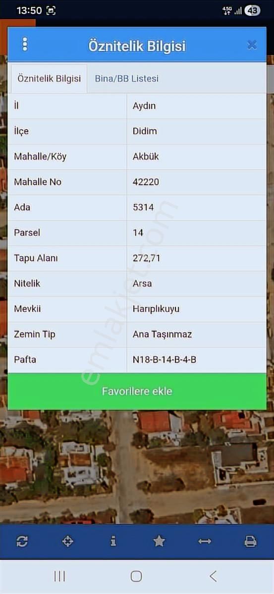 Didim Akbük Merkezde Denize 150 Metre Fırsat Arsa - Görsel 8