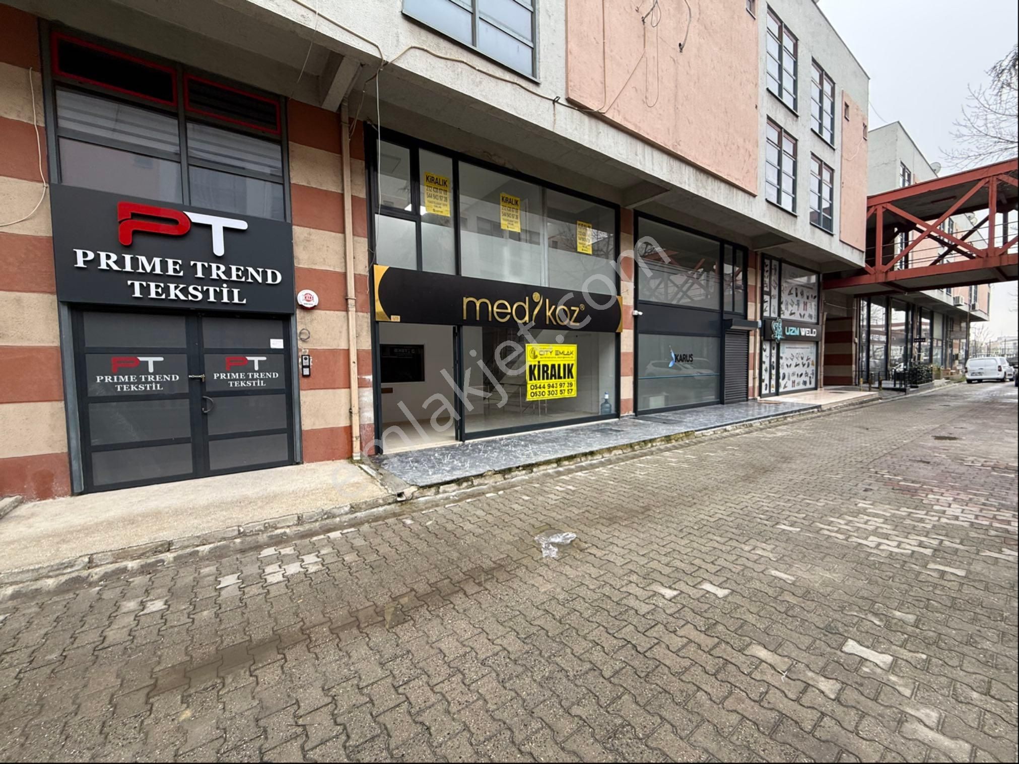 Tekstilkent City Emlaktan Şık Yapılı Müstakil Girişli Kiralık Dükkan - Görsel 2