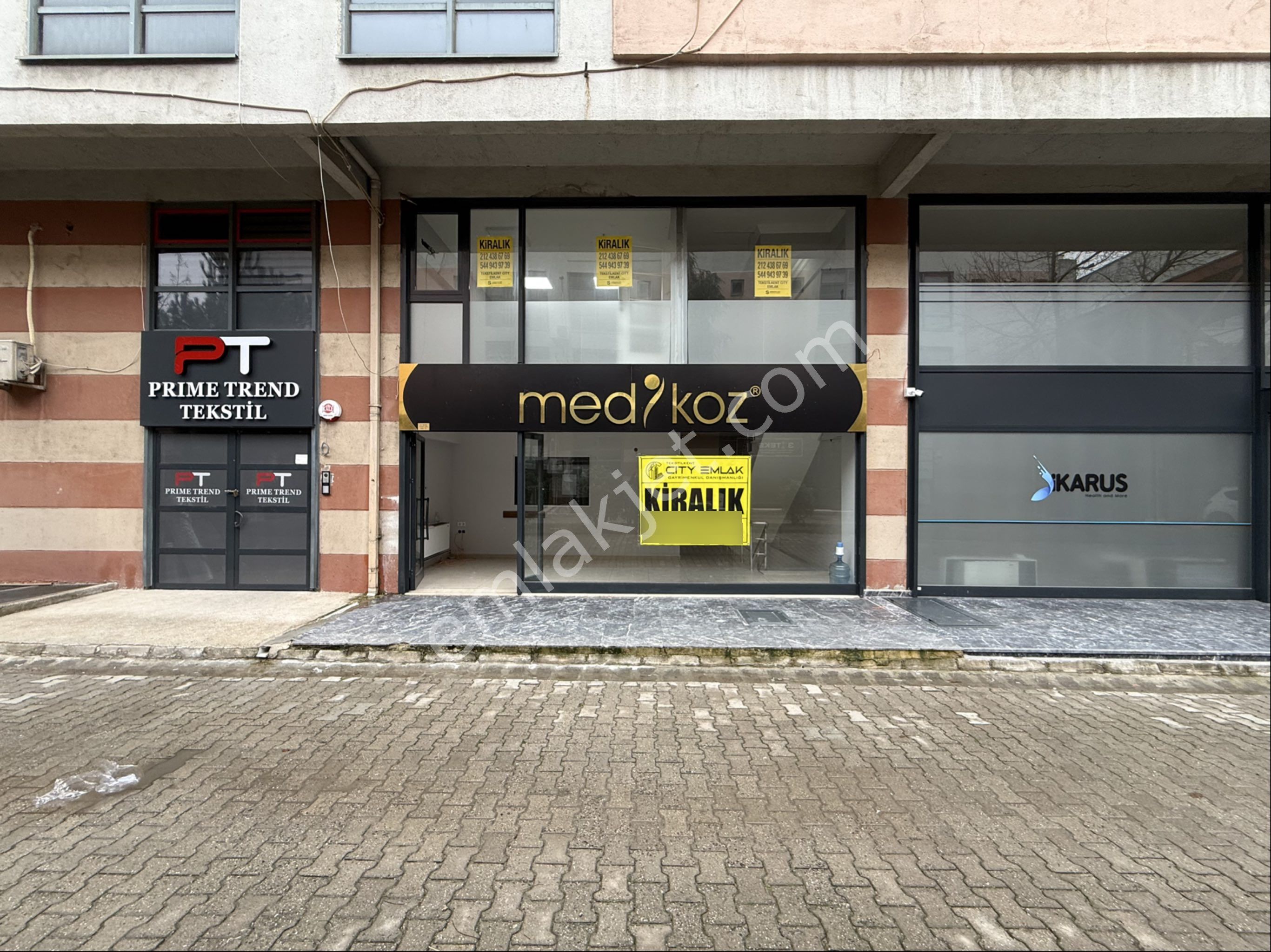 Tekstilkent City Emlaktan Şık Yapılı Müstakil Girişli Kiralık Dükkan