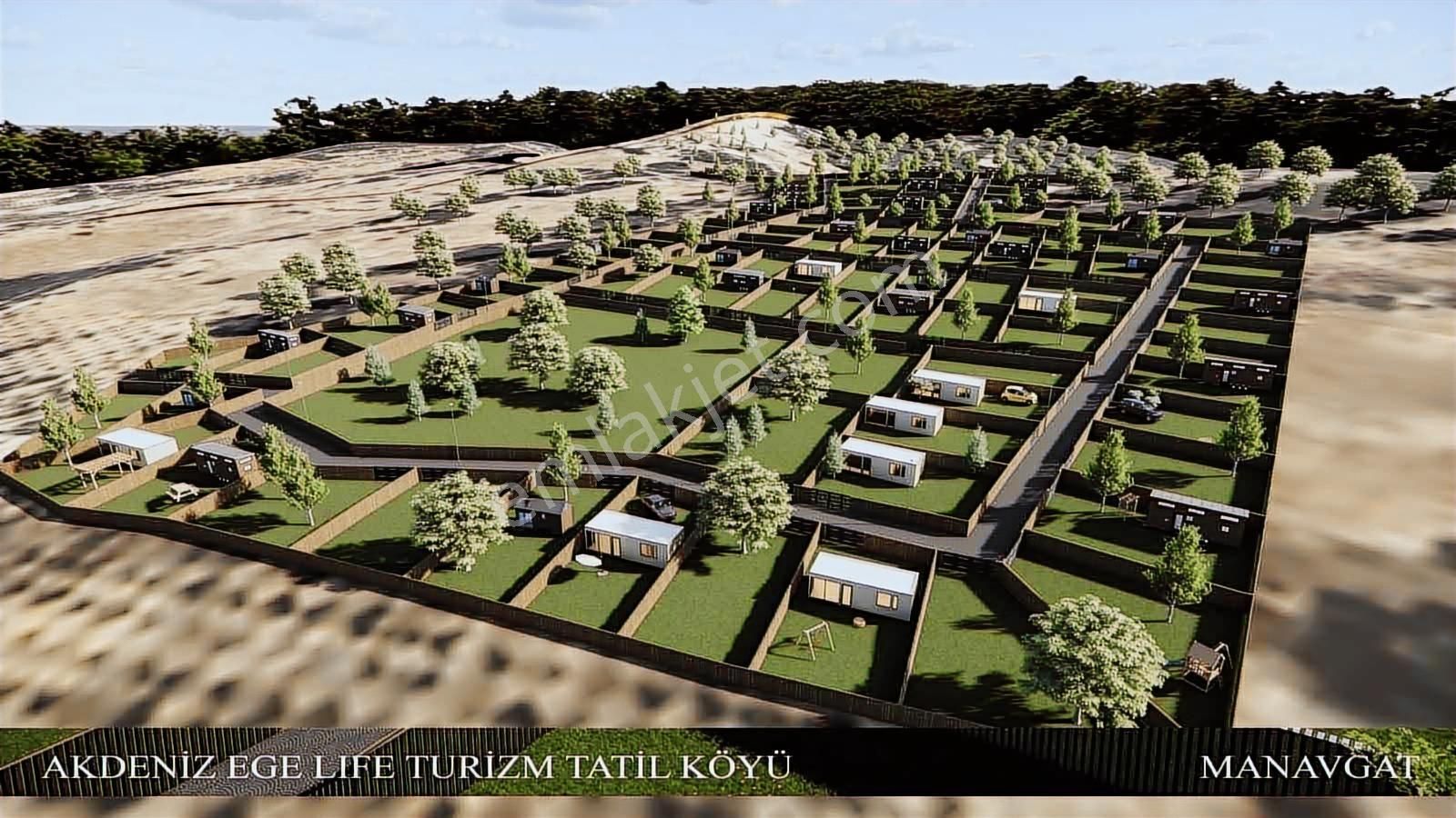 Antalya Tiny House Tatil Köy Projesi 275m Elekt/sulu Yaşam Alanı - Görsel 24