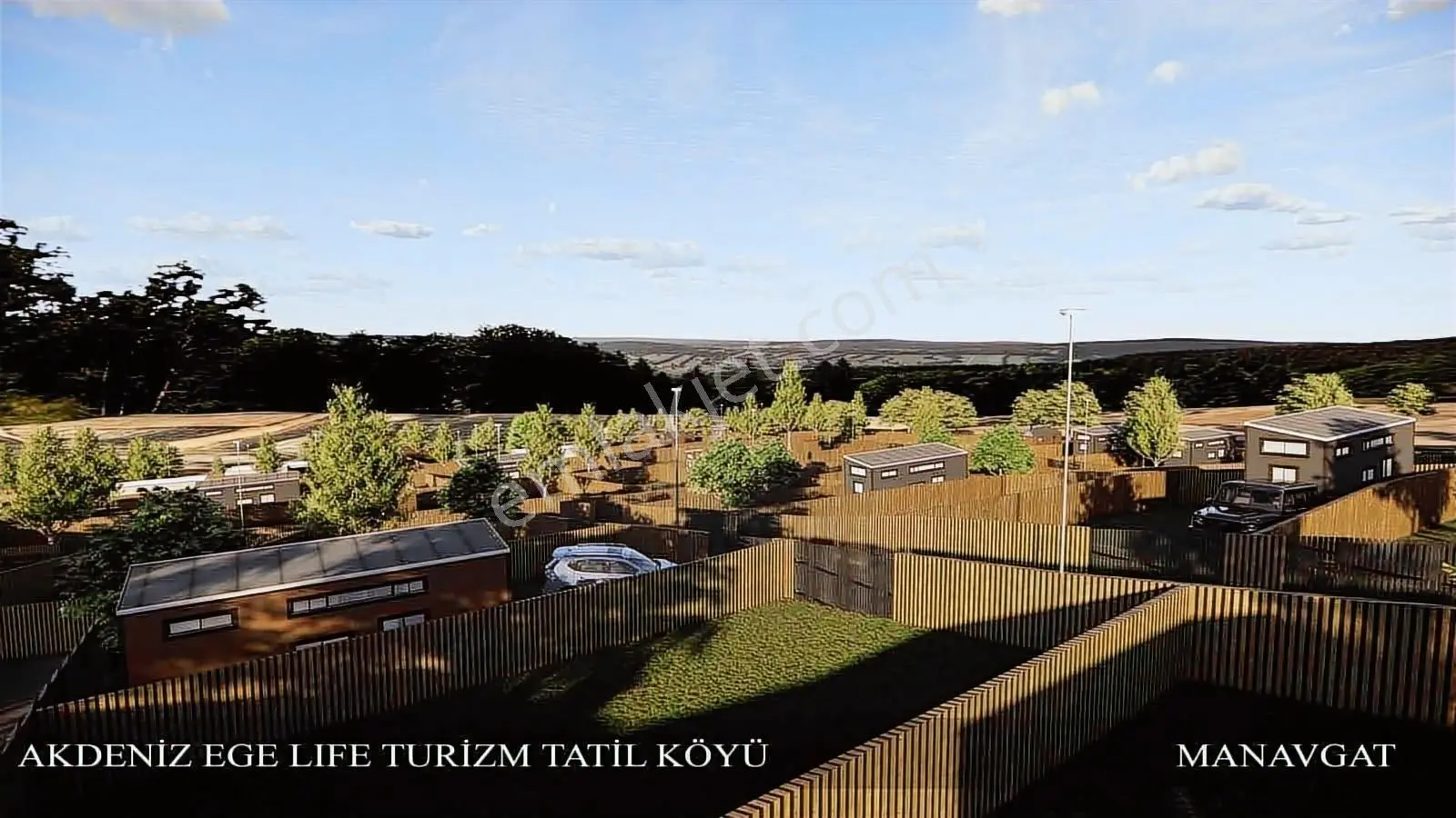 Antalya Tiny House Tatil Köy Projesi 275m Elekt/sulu Yaşam Alanı - Görsel 14