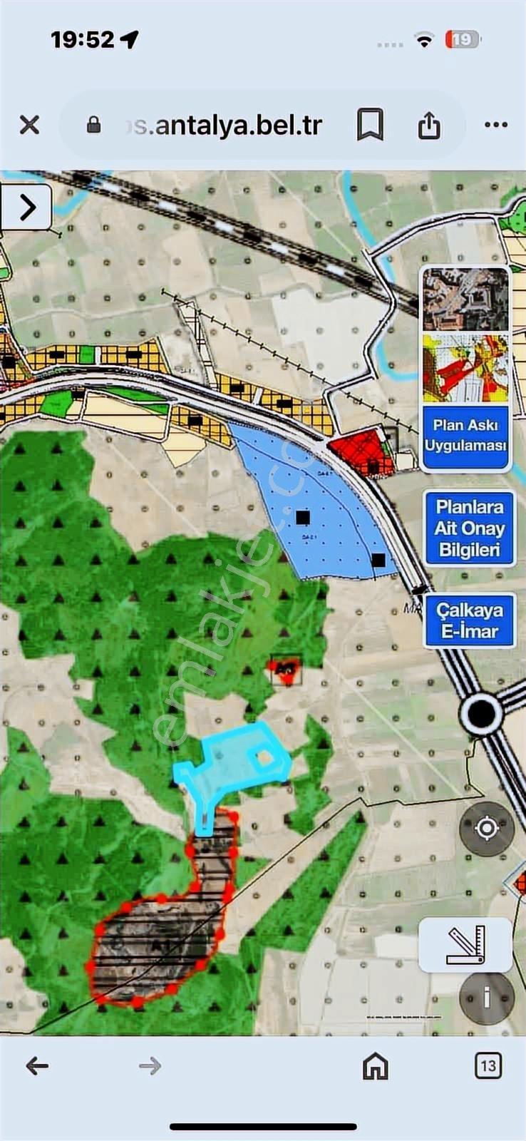 Manavgat Deniz Tarafı Elektirik Su Yol İcinde 275 Satılık Arazi - Görsel 17