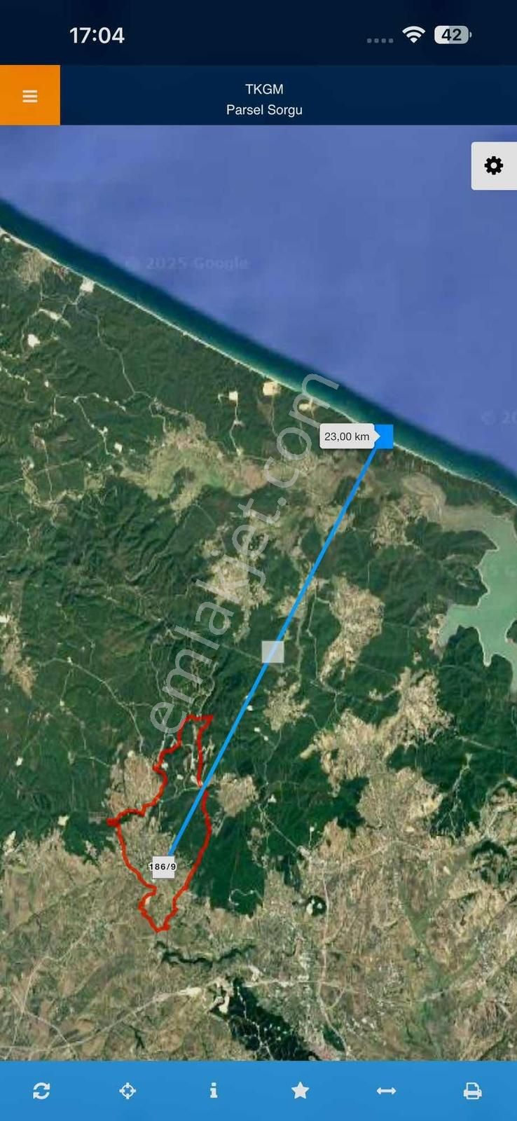 İst. Çatalca 514mt Tek Tapu İmarlı Yola Yakın Villa Parseli - Görsel 8