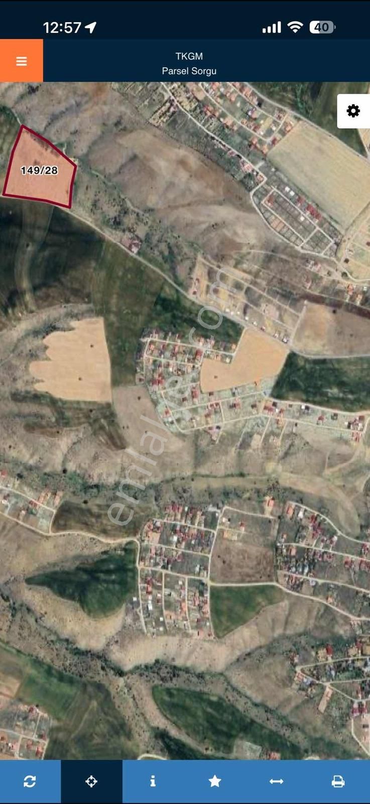 Aydıncıkta Kadastro Yoluna Cephe Tek Tapu 17 Dönüm Tarla Fırsat! - Görsel 3
