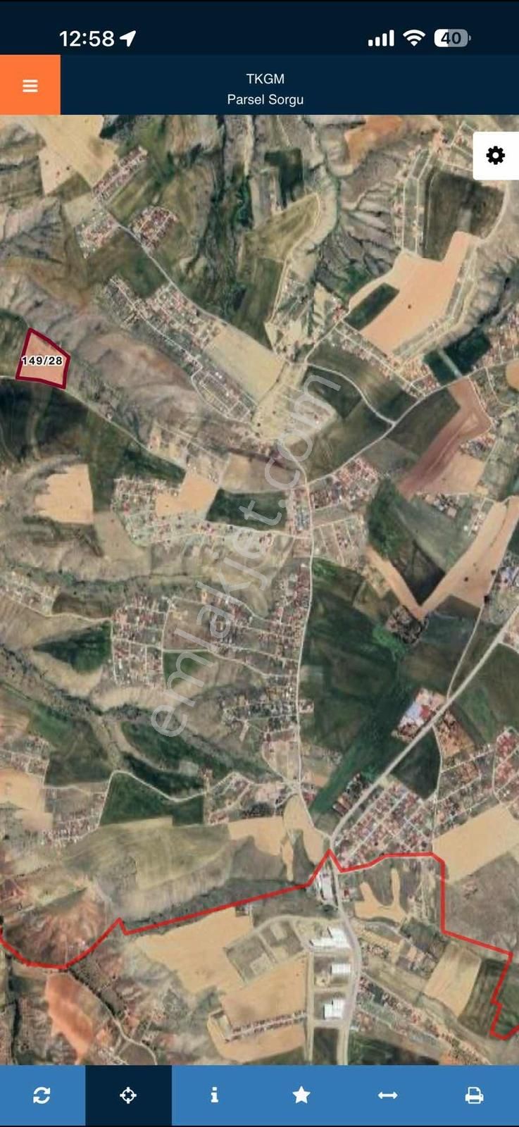 Aydıncıkta Kadastro Yoluna Cephe Tek Tapu 17 Dönüm Tarla Fırsat! - Görsel 2