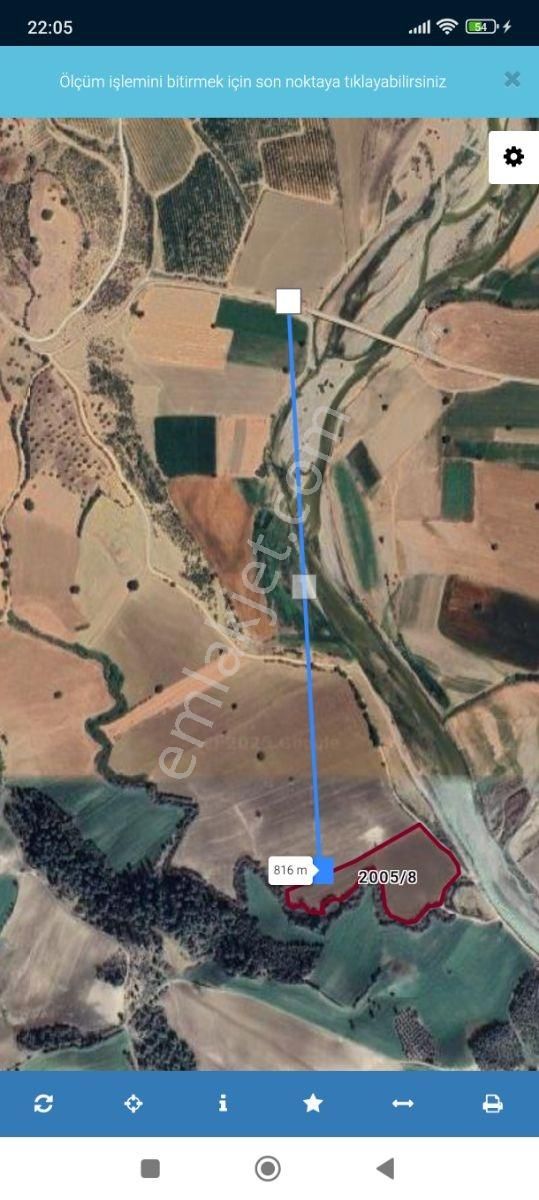 Su Kenarı Bahçe Yapmaya Sebze Yetiştirmeye Musait Tarla - Görsel 2