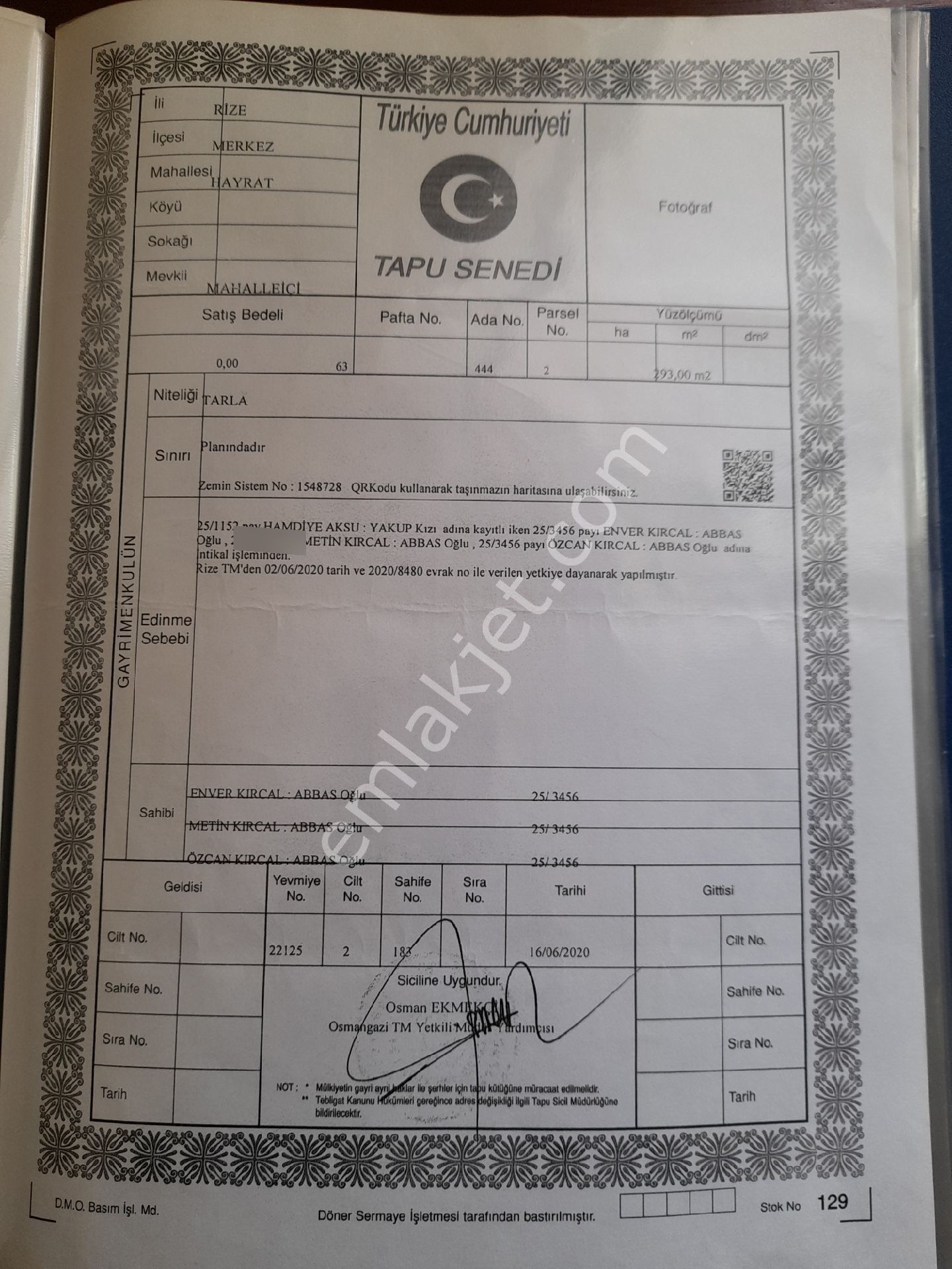 Rıze Merkez Hayrat Ta Hısselı Caylık - Görsel 4