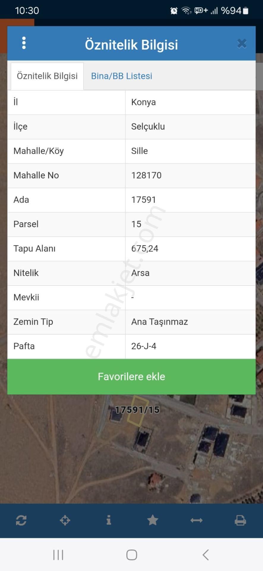 500 Evler Mahallesi Konya Manzaralı Satılık Arsa - Görsel 3