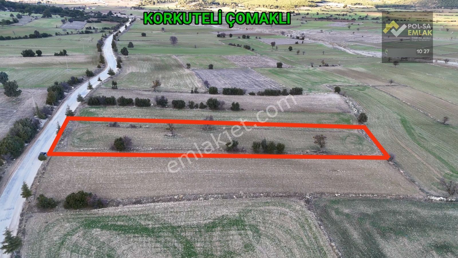 Korkuteli Çomaklı Da Satılık 2.870m2 Tarla - Görsel 6