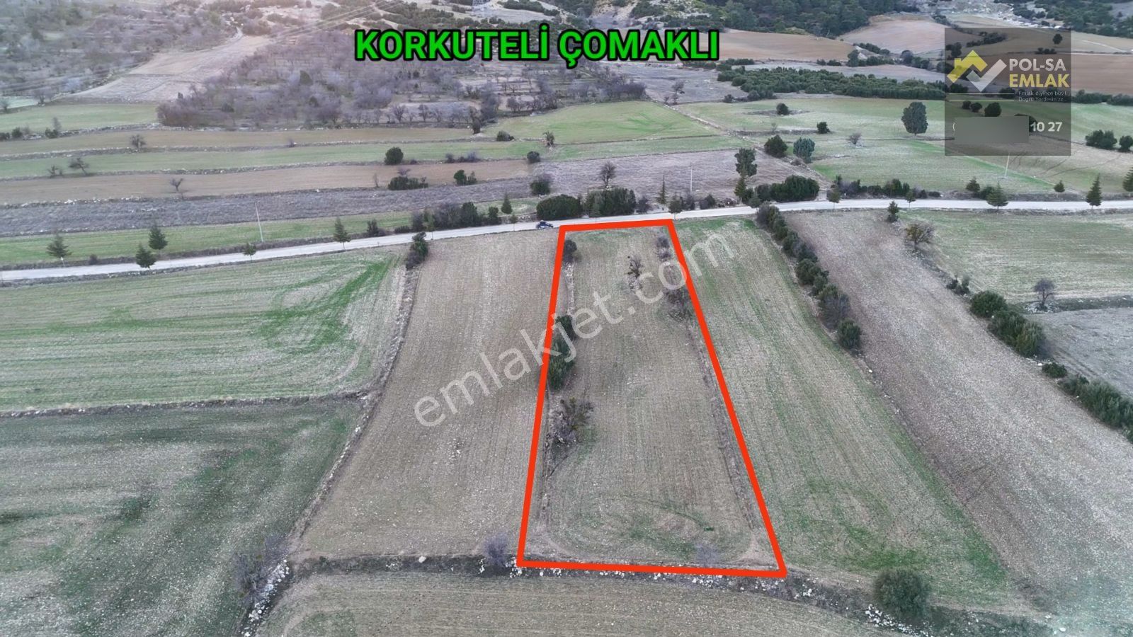 Korkuteli Çomaklı Da Satılık 2.870m2 Tarla - Görsel 4