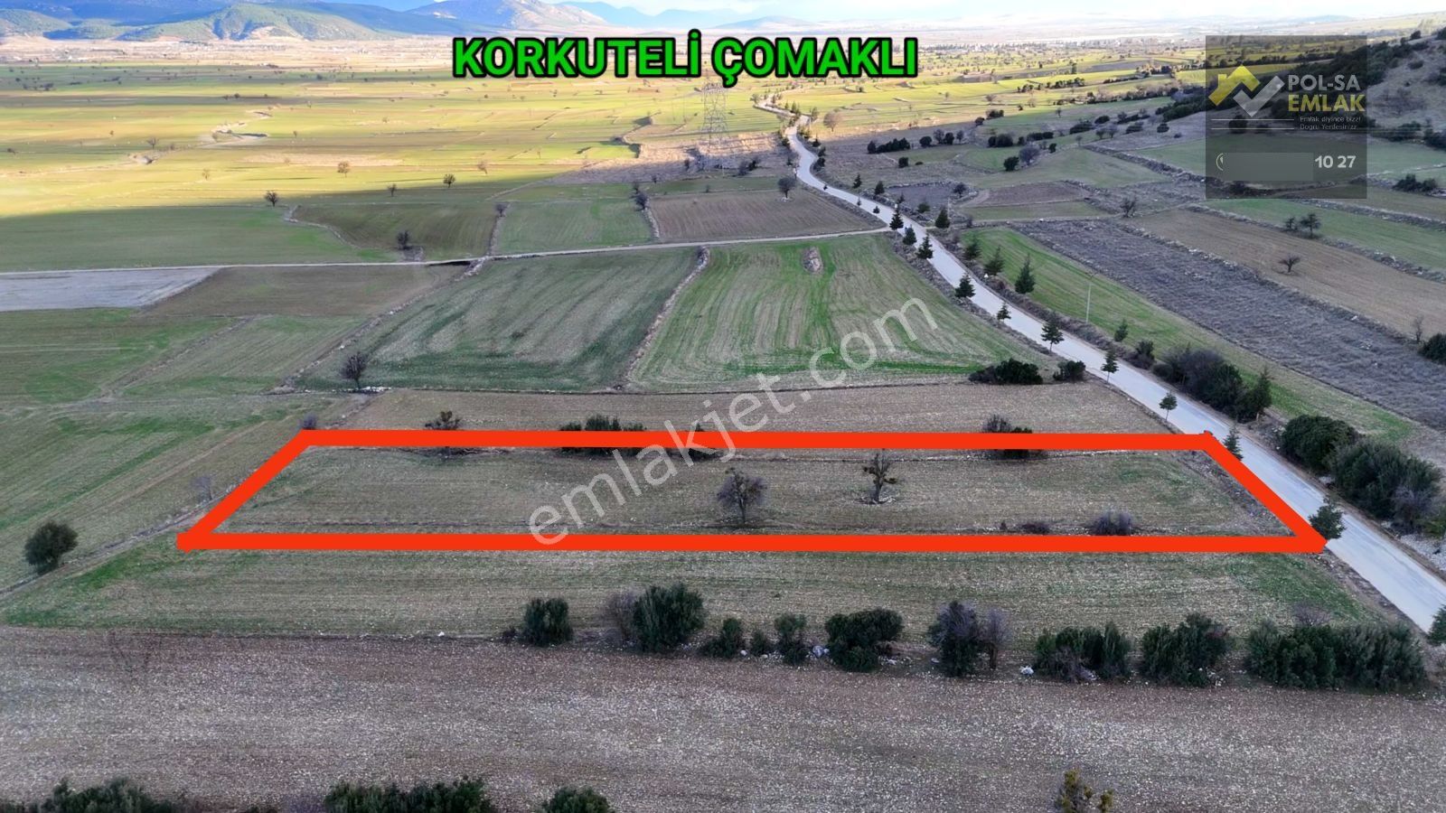 Korkuteli Çomaklı Da Satılık 2.870m2 Tarla - Görsel 10